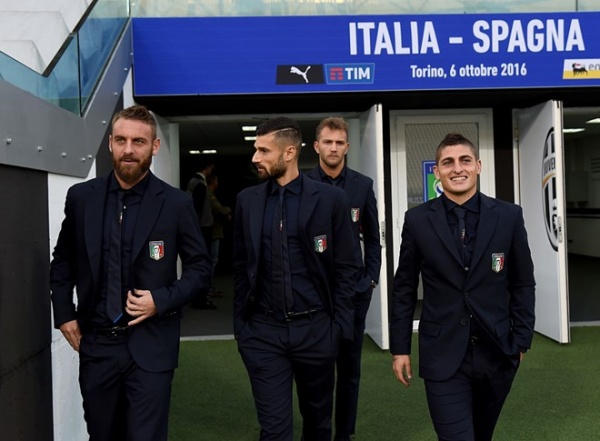 Dàn sao Italy lịch lãm trước trận gặp Tây Ban Nha
