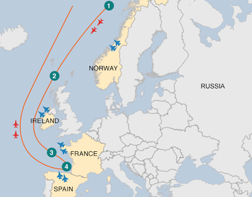 4 nước châu Âu điều tiêm kích chặn oanh tạc cơ Nga