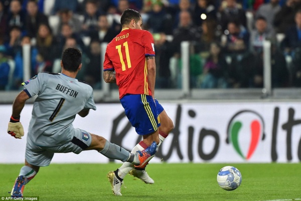 Italia và Tây Ban Nha bất phân thắng bại tại Turin