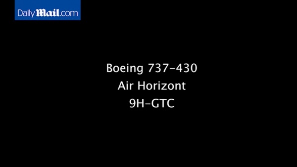 Máy bay Boeing chao đảo dữ dội vì gặp gió lớn khi hạ cánh