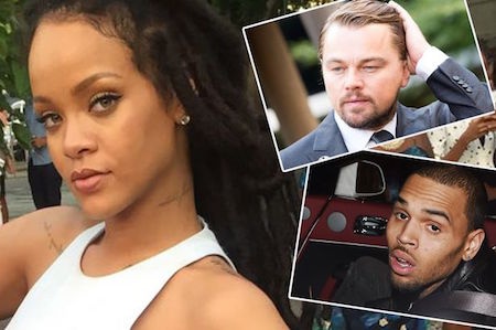 Rihanna “đá xoáy” cả Chris Brown lẫn Leonardo DiCaprio