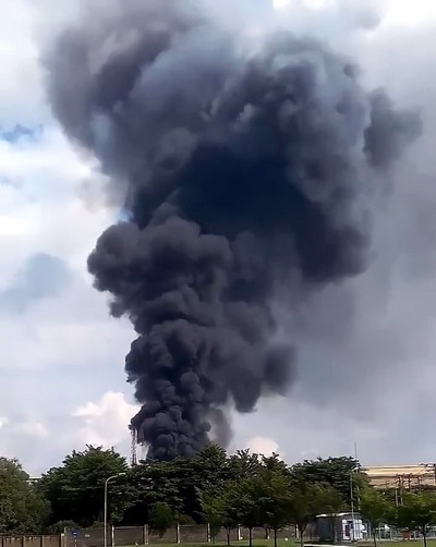 Nổ lớn, khói đen bốc nghi ngút trong công ty Vedan