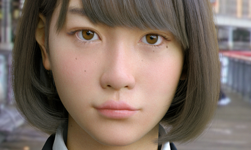 Nữ sinh kỹ thuật số Nhật Bản xinh không kém người thật
