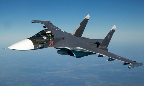 Tiêm kích Su-34 Nga thành "xe tăng bay" với lớp giáp titan mới