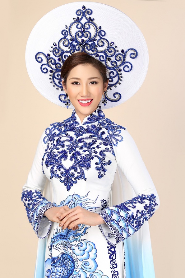 Bảo Như hé lộ trang phục truyền thống trước đêm chung kết Hoa hậu Liên lục địa