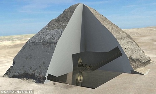 Hai khoang rỗng chưa thể lý giải trong Đại kim tự tháp Ai Cập