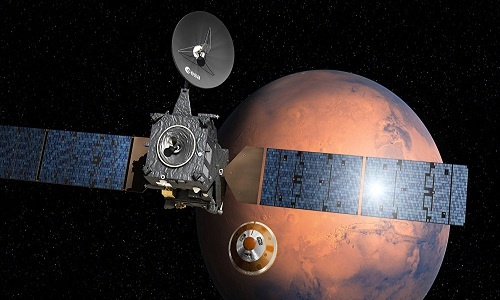 Tàu tìm kiếm dấu hiệu sự sống bắt đầu đáp xuống sao Hỏa