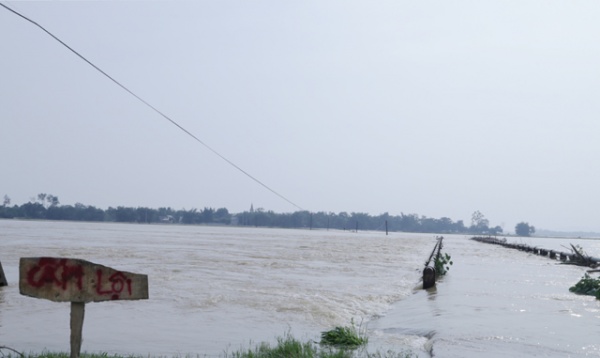 Nghệ An: Nước sông dâng cao, nhiều khu vực đang bị cô lập