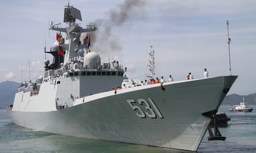Chiến hạm Trung Quốc cập cảng Cam Ranh thuộc lớp tàu hộ vệ mạnh nhất