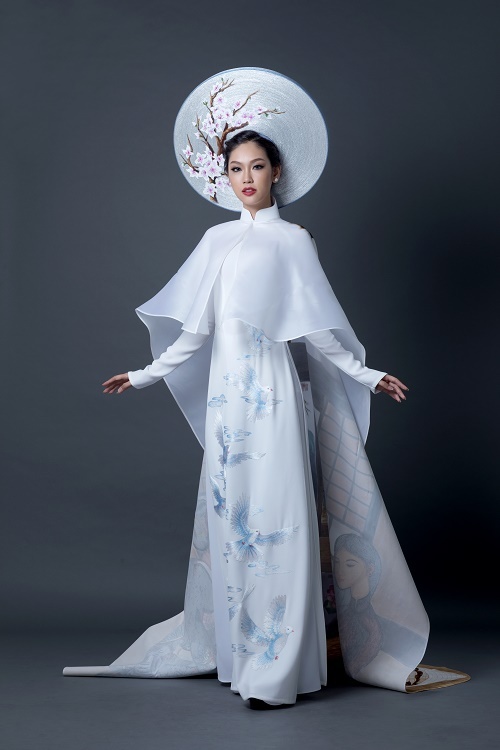 Chi tiết "độc lạ" trên quốc phục VN ở Hoa hậu quốc tế 2016