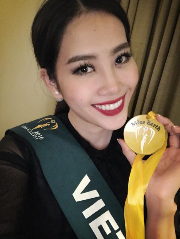 Nam Em giành giải vàng Hoa hậu ảnh Miss Earth