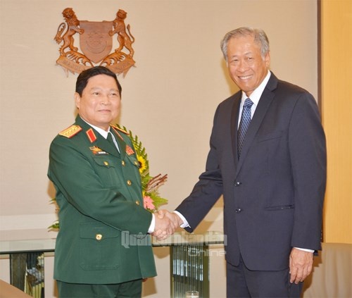Việt Nam, Singapore tăng cường hợp tác quốc phòng