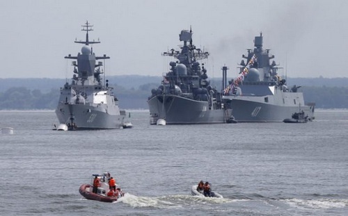 Nga điều tàu tên lửa tới biển Baltic đối phó NATO