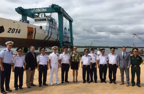 Khánh thành cơ sở sửa chữa tàu cảnh sát biển Mỹ hỗ trợ ở Quảng Nam