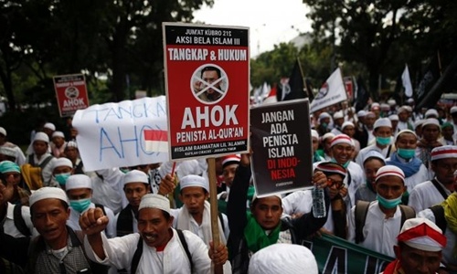 100.000 người dự kiến biểu tình đòi bắt thị trưởng Jakarta