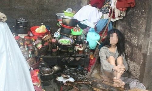 Cuộc sống ba mẹ con "người rừng" ở Huế gây sửng sốt mạng XH