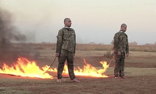 IS tung video thiêu sống binh sĩ Thổ Nhĩ Kỳ