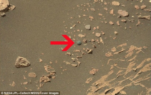 Phát hiện viên bi ve trên sao Hỏa?