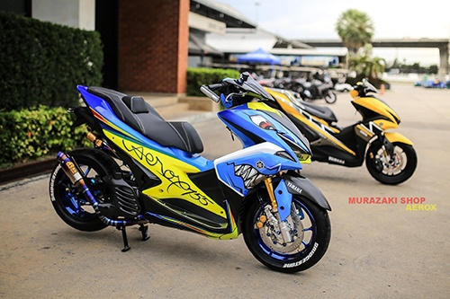 Yamaha NVX phong cách Rossi của dân chơi Thái Lan