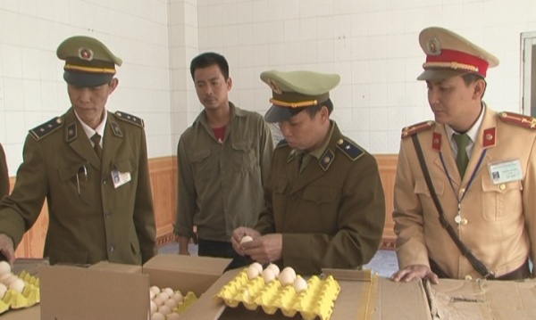 Bắt giữ gần 40 nghìn quả trứng gà Trung Quốc nhập lậu