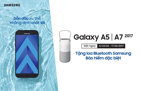 Viễn Thông A cho đặt trước Samsung A5, A7 tặng loa đổi màu.