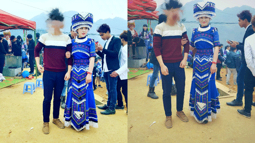 Cô gái Mông đẹp "nghiêng nước nghiêng thành" ở lễ hội Tây Bắc