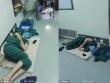 Bức ảnh gây xúc động mạnh: Bác sĩ ngủ gục trên sàn sau 28 tiếng phẫu thuật liên tục