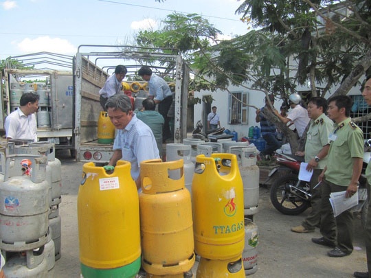 Rắc rối từ vỏ bình gas