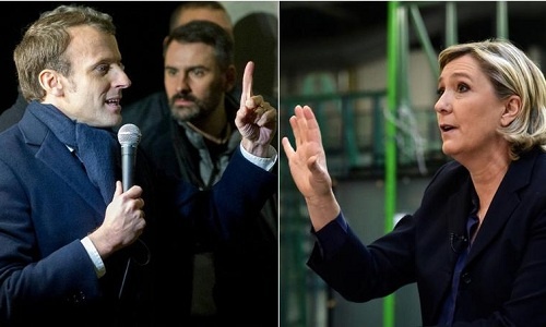 Phong cách đối lập của hai ứng viên tổng thống Pháp