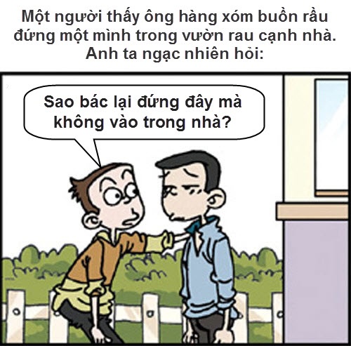 Truyện tranh: Nhà bị tắc "ống khói"