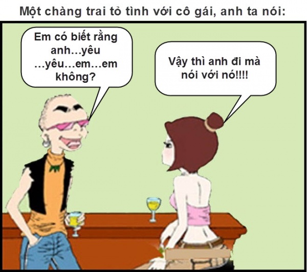 Truyện tranh: Cà lăm đi tán gái!