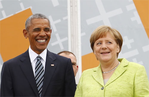 Một ngày gặp cả ông Trump và Obama của Thủ tướng Đức Merkel