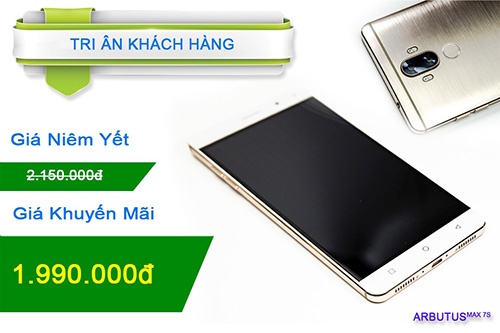 “48 giờ cuối” để mua smarphone 6 inch giá chưa đến 2 triệu đồng.