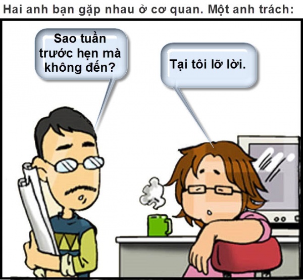 Truyện tranh: Cũng chỉ tại... lỡ mồm!