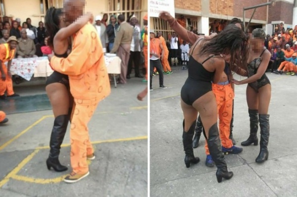Thuê vũ nữ thoát y biểu diễn, nhảy cùng tù nhân Nam Phi