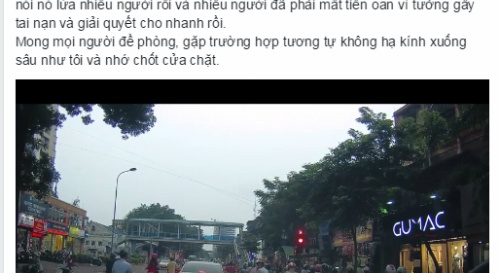 Video "chặn xe ăn vạ ôtô giữa đường Hà Nội" dậy sóng cộng đồng