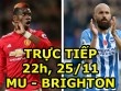 TRỰC TIẾP bóng đá MU - Brighton: Lukaku - Rashford - Martial xuất phát