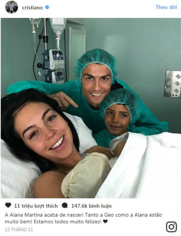 Ronaldo khoe con chục triệu like: "Trùm sống ảo" làng bóng đá