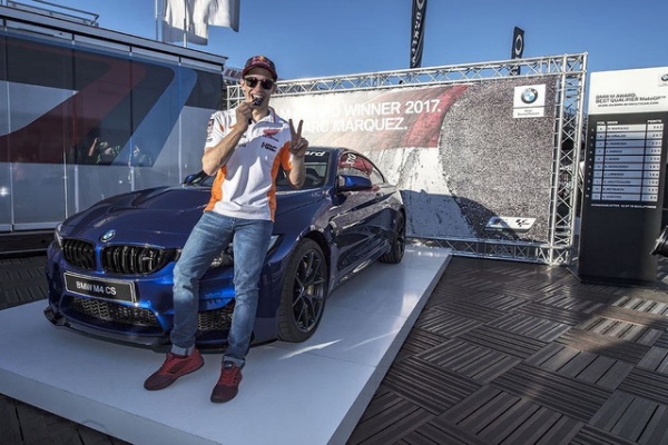 Marc Marquez lập kỷ lục 5 lần giành giải thưởng BMW M Award