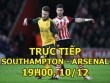 TRỰC TIẾP bóng đá Southampton - Arsenal: Đủ bộ Ozil - Sanchez - Lacazette