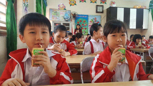 Triệu suất sữa cho mục tiêu trẻ em Việt Nam phát triển toàn diện