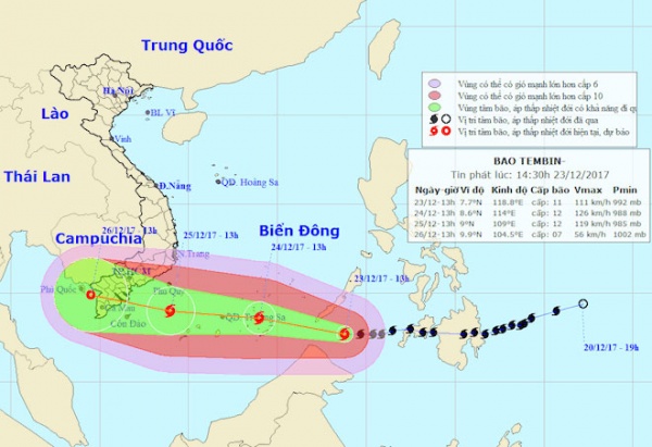 Nam Bộ cuống cuồng ứng phó với bão Tembin “cấp thảm họa”
