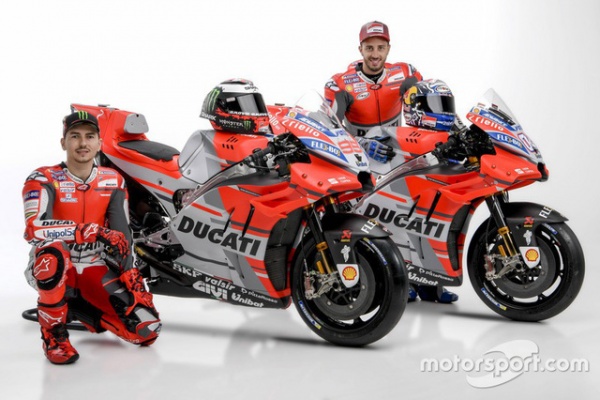 Ducati Team công bố xe đua mới cho mùa giải MotoGP 2018
