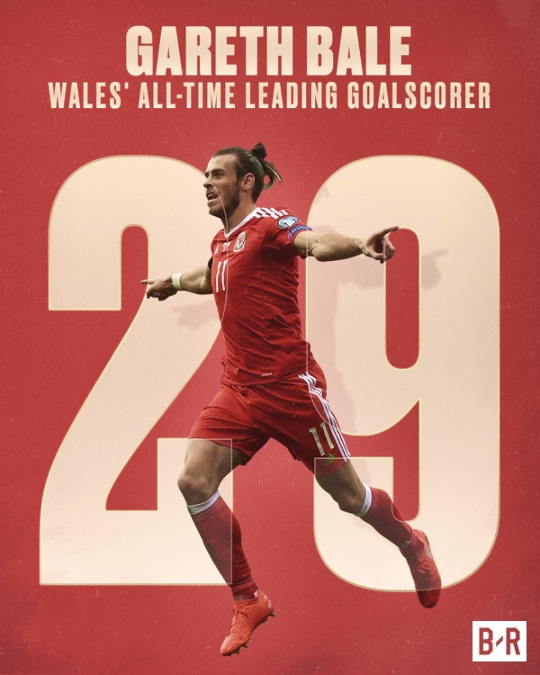 Bale ghi danh lịch sử bóng đá xứ Wales ở vị trí trang trọng nhất