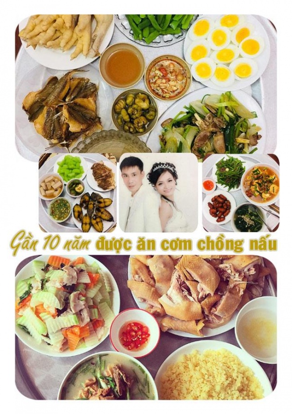 Gần 10 năm làm vợ, 8x suốt ngày được chồng đi chợ nấu cơm, chăm sóc như "bà hoàng"