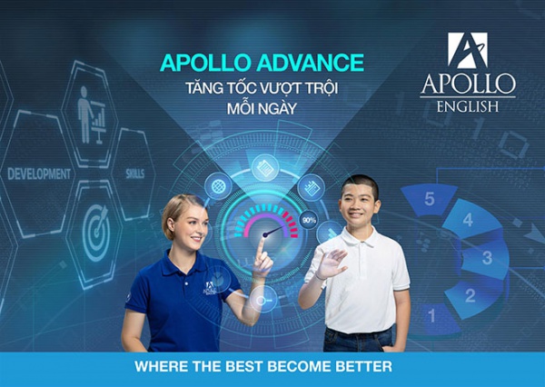 Apollo Advance giúp trẻ nắm lợi thế khi làm chủ tiếng Anh nhanh hơn