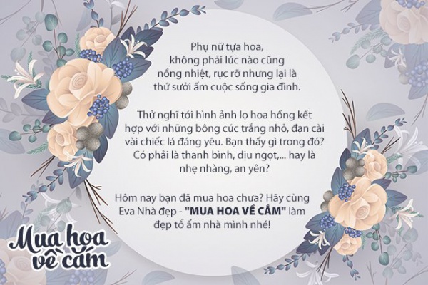 Mẹ Việt tự tay cắm hoa 20/10, nhìn đến ảnh chim công, dân mạng thốt lên “nức nở”