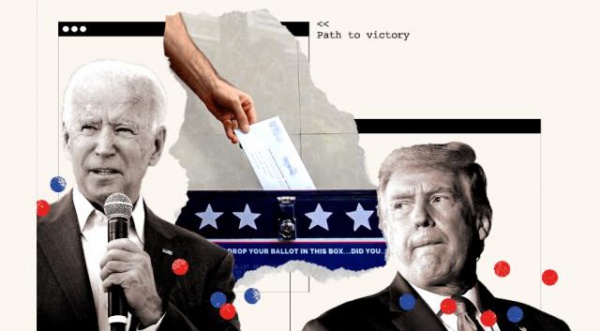 Bầu cử Mỹ: Bang Wisconsin bất ngờ đổi màu từ hồng sang xanh nhạt, ông Biden thêm hy vọng
