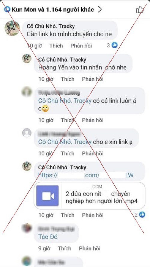 Đăng tải clip có "cảnh nóng” của 2 trẻ vị thành niên lên Facebook, cô gái Bắc Giang bị phạt